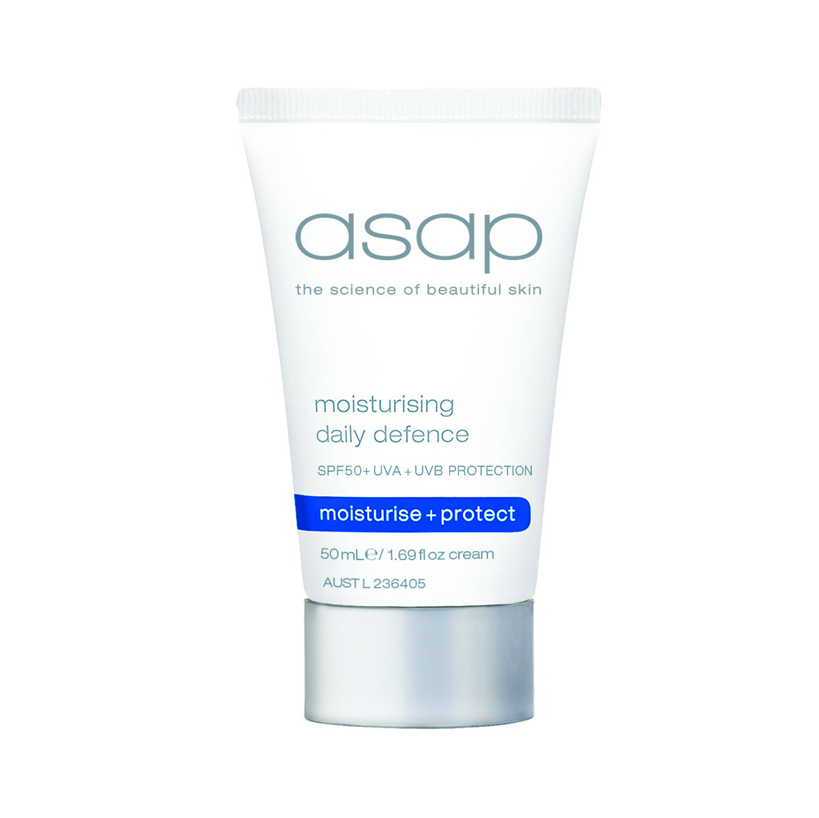 SPF 50+ moisturising Defence